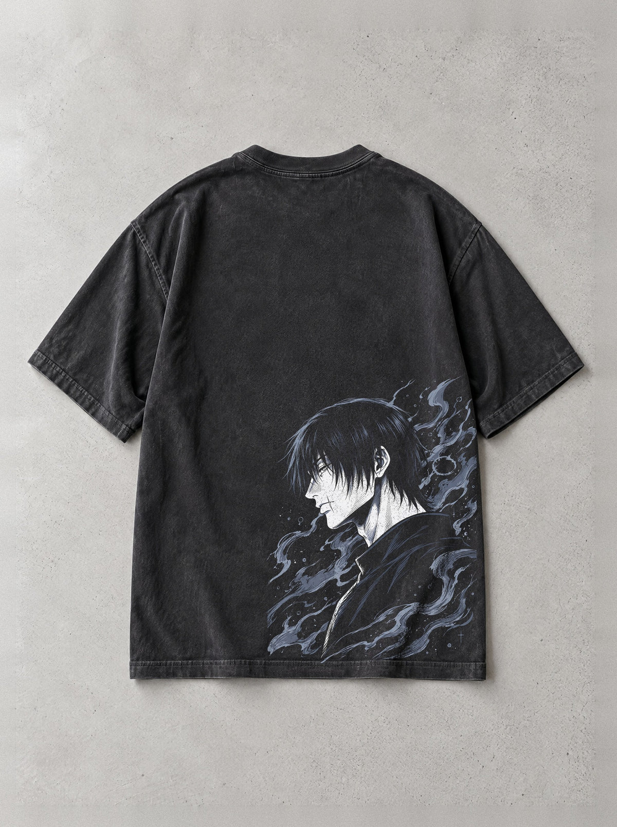 Heavenly Restriction Vintage Tee - Jujutsu Kaisen-inspired design by Torazen, back view