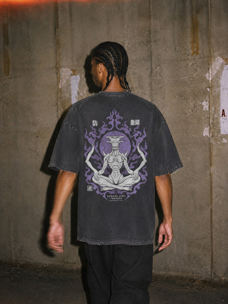 KJ-8 ✦ Number Nine Vintage Tee by Torazen, worn on model