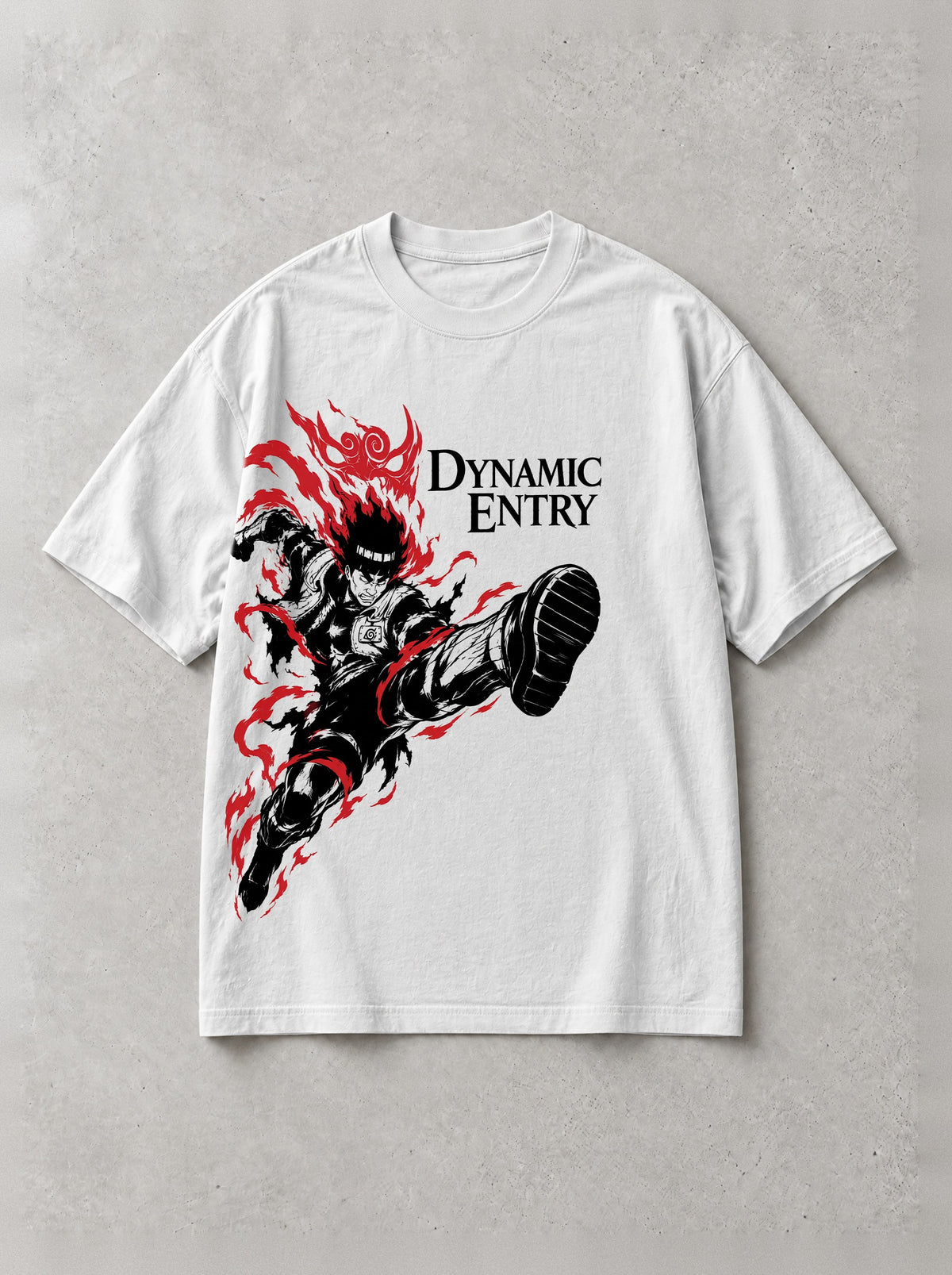 Leaf Whirlwind Kick Vintage Tee - Naruto-inspired design by Torazen, front view