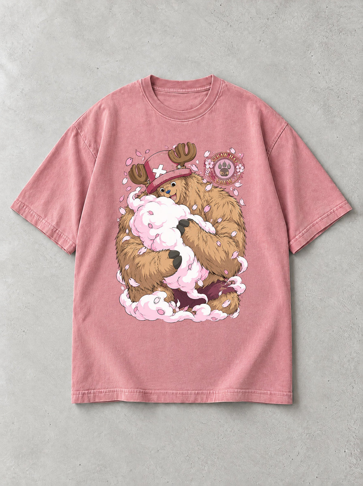 Monster Point Bloom Vintage Tee - One Piece-inspired design by Torazen, front view