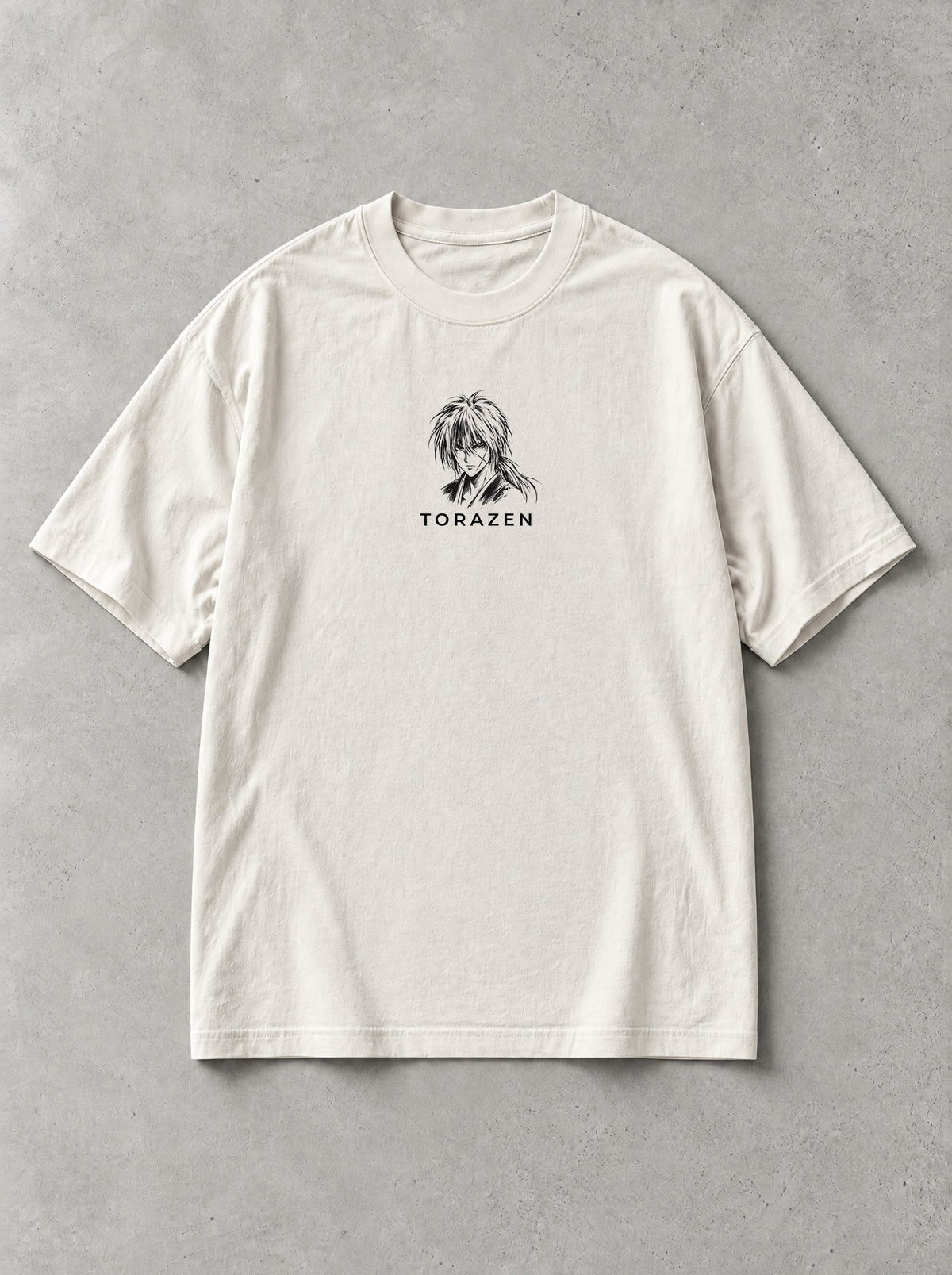 Crane And Blade Vintage Tee by Torazen, front view