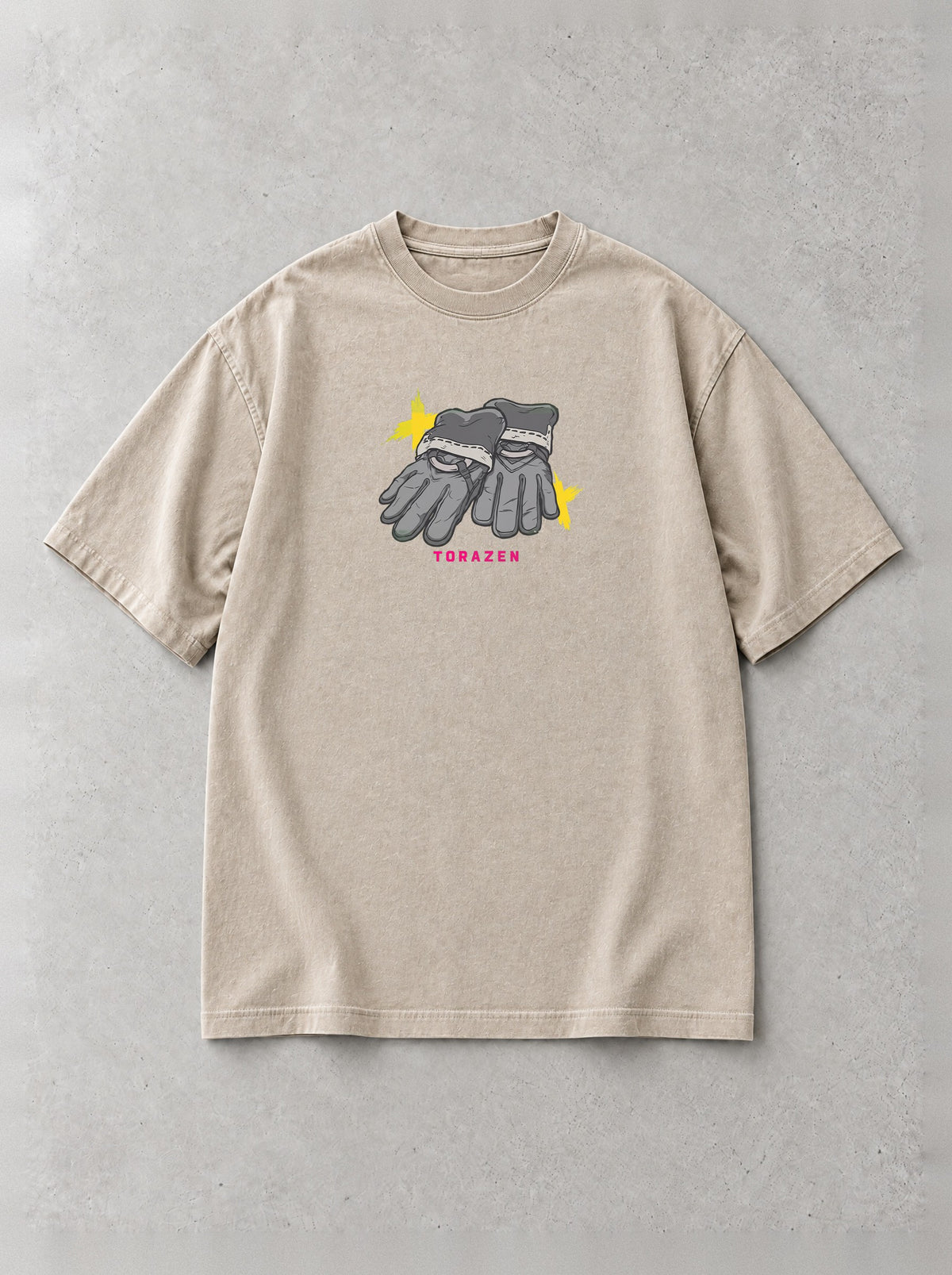 Gloved Scavenger Vintage Tee by Torazen, front view