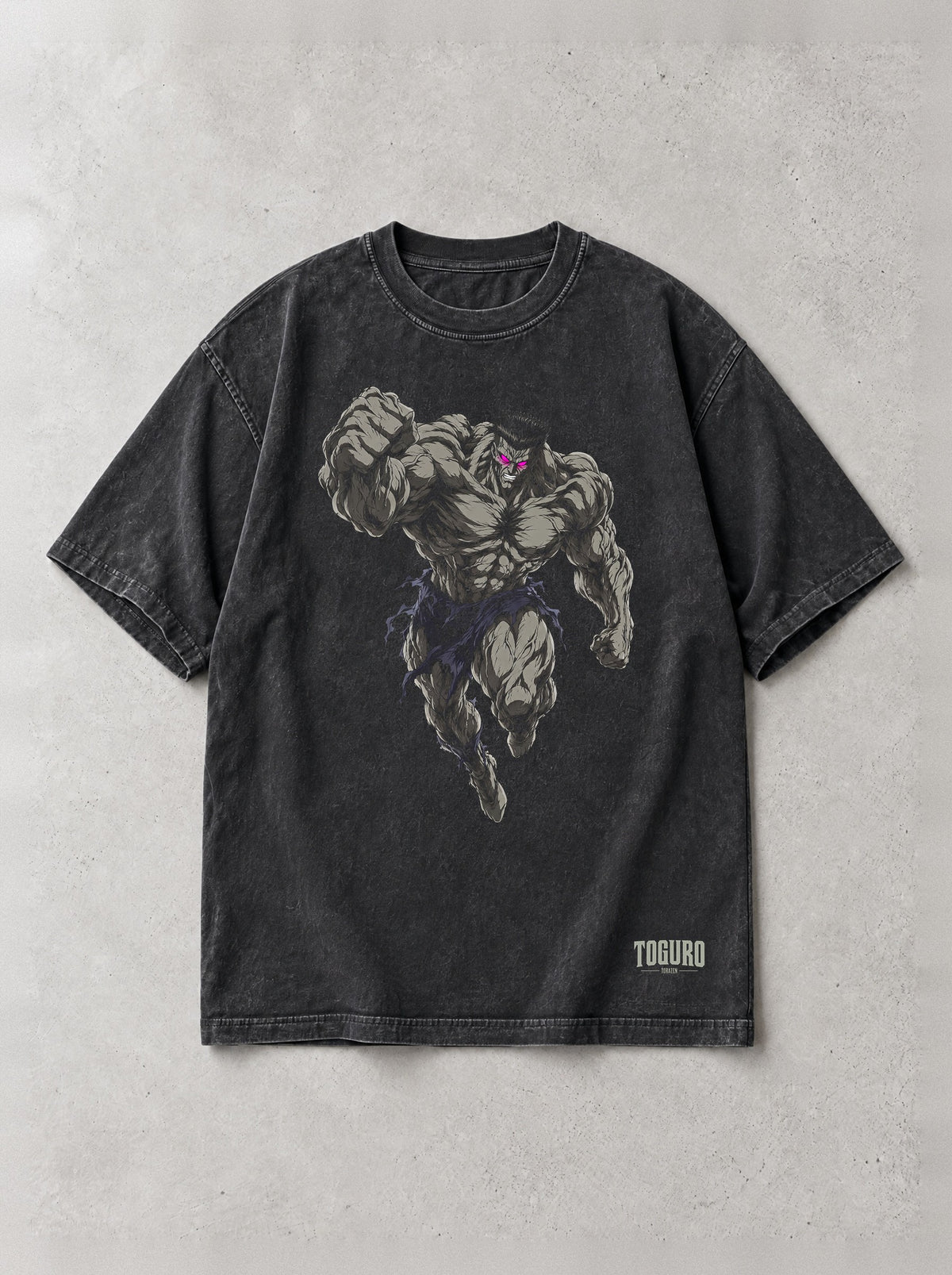 Hundred Percent Vintage Tee - Yu Yu Hakusho-inspired design by Torazen, front view
