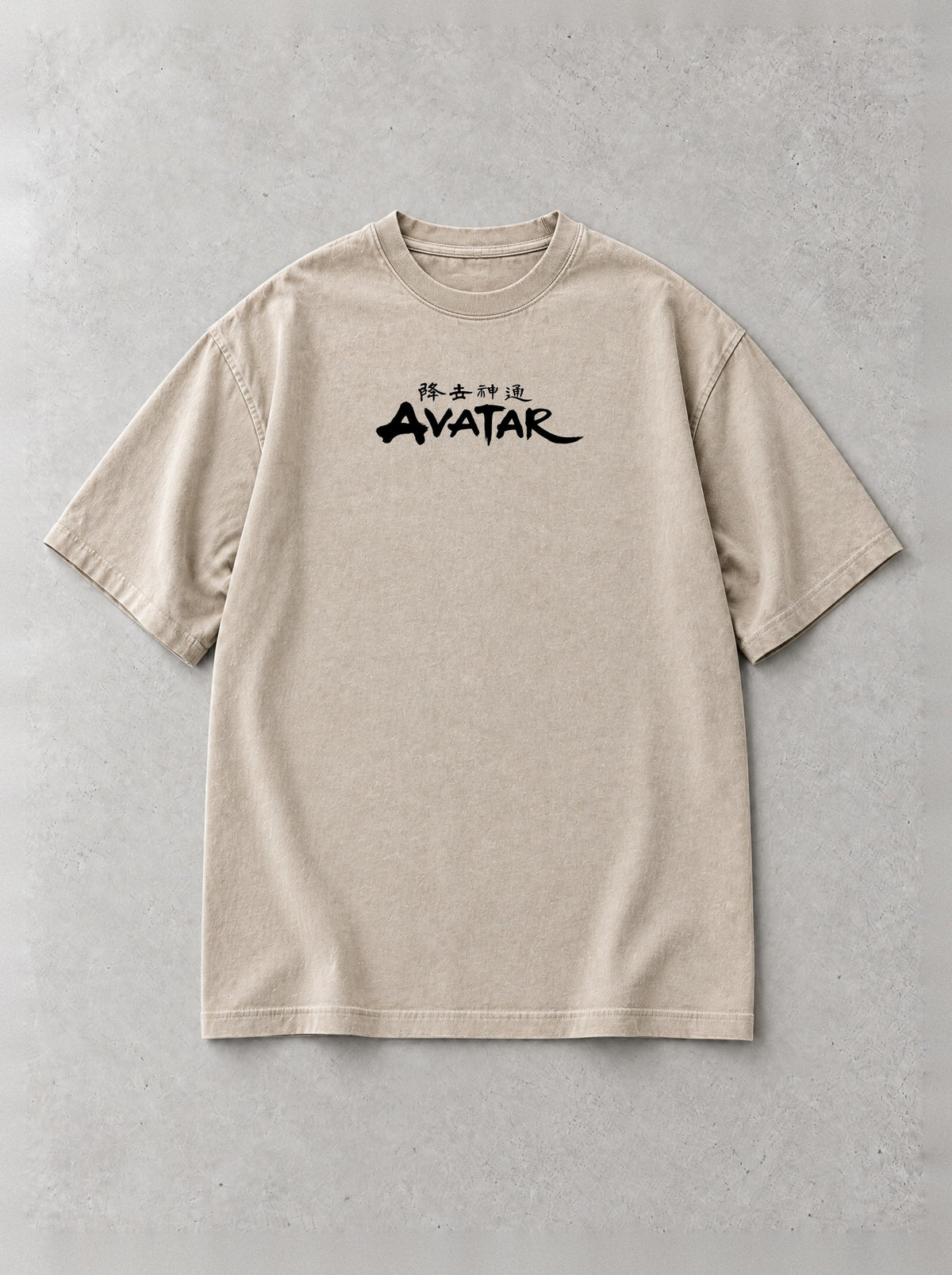 Wind Staff Scroll Vintage Tee by Torazen, front view