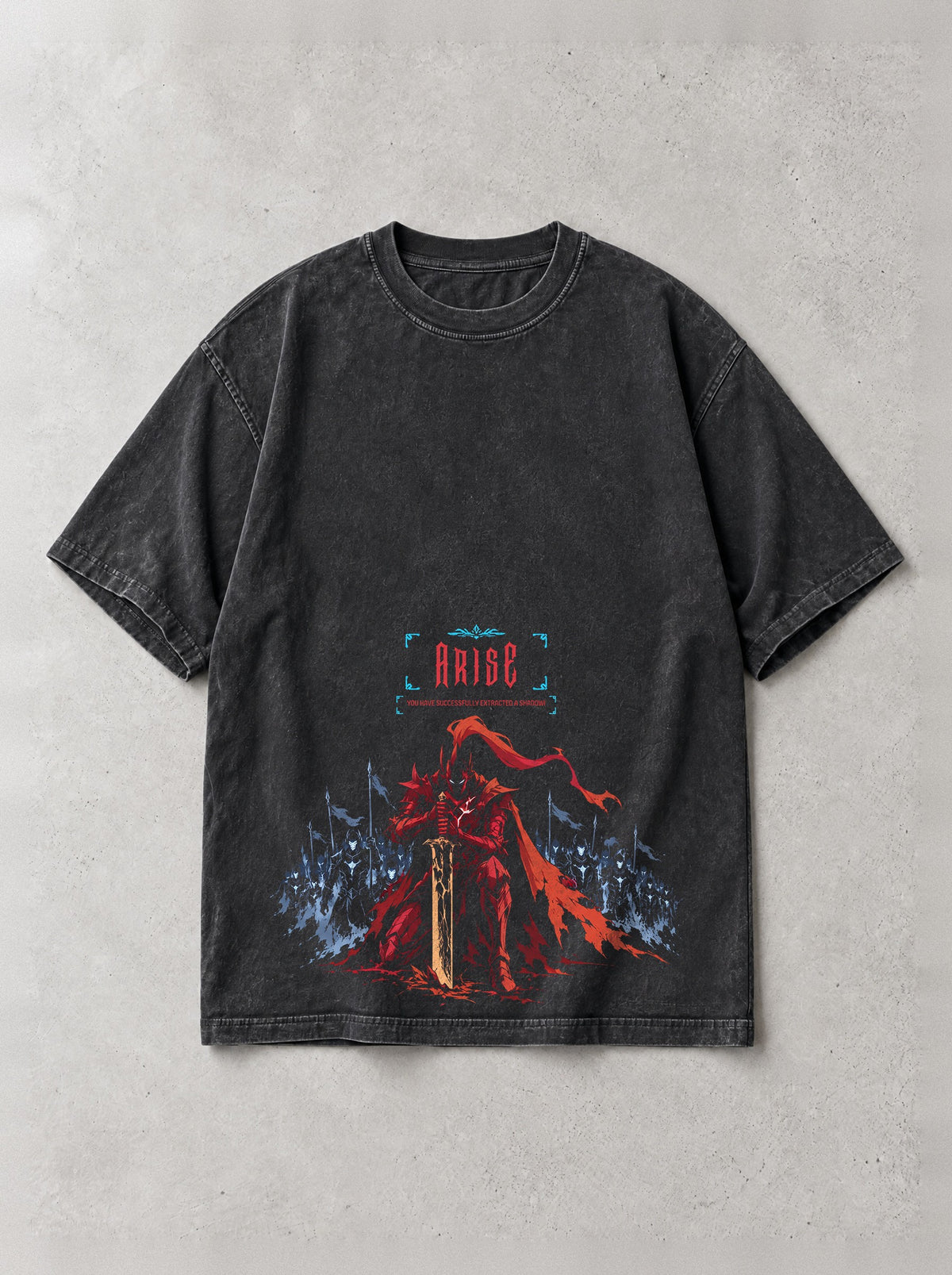 Blood Red Knight Vintage Tee by Torazen, front view
