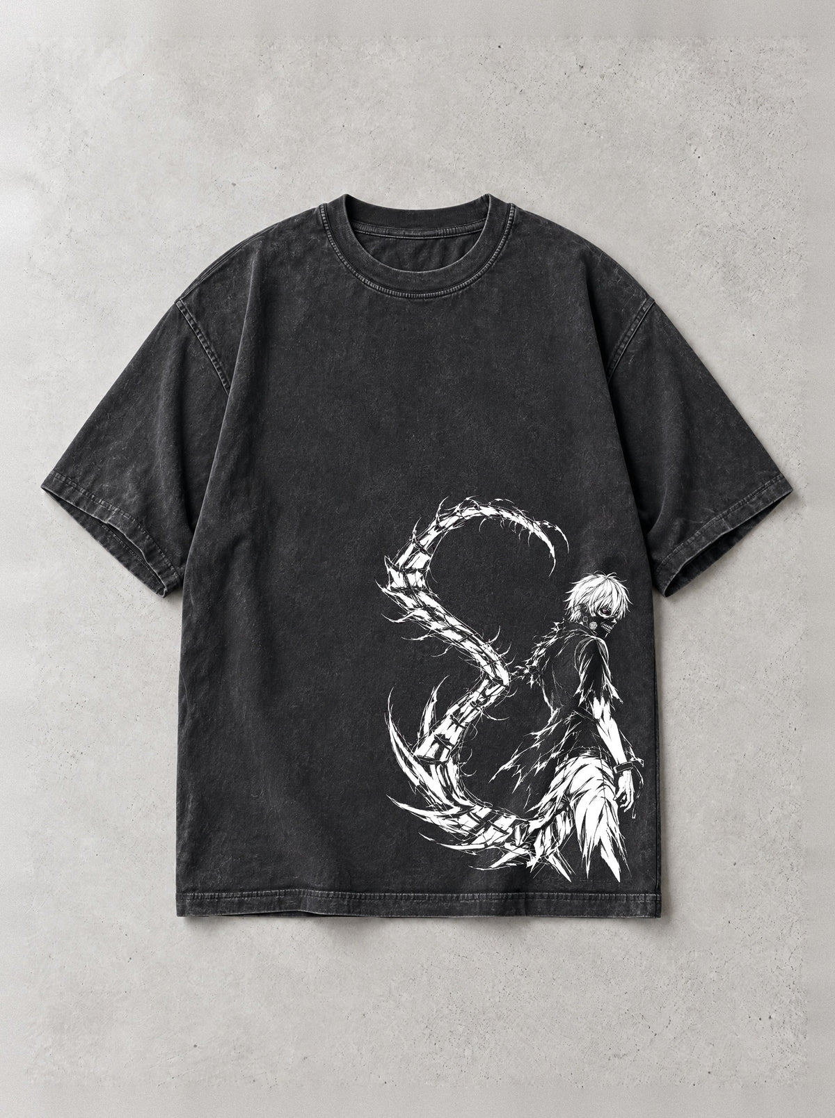 Kagune Flank Vintage Tee - Tokyo Ghoul-inspired design by Torazen, front view
