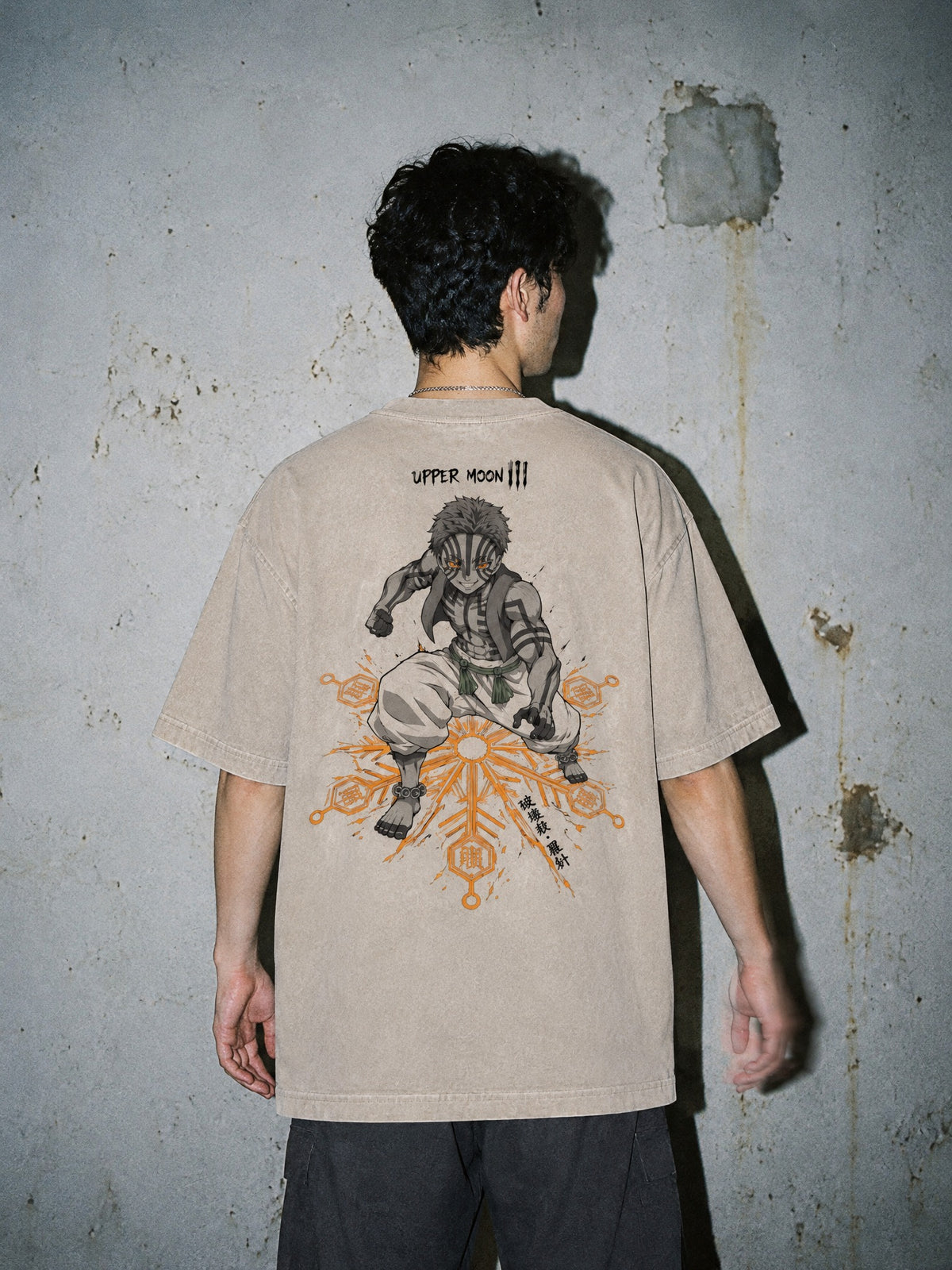 D-SLYR ✦ Compass Fist Stance Vintage Tee by Torazen, worn on model