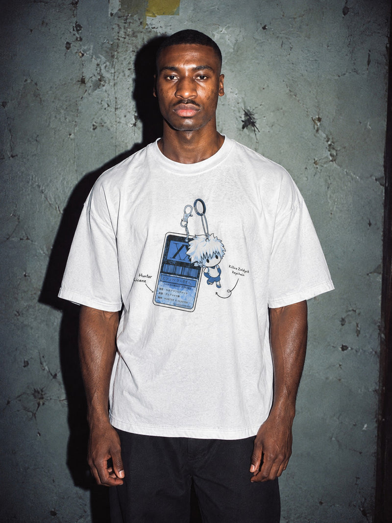 HXH ✦ Lightning Strike Vintage Tee by Torazen, worn on model