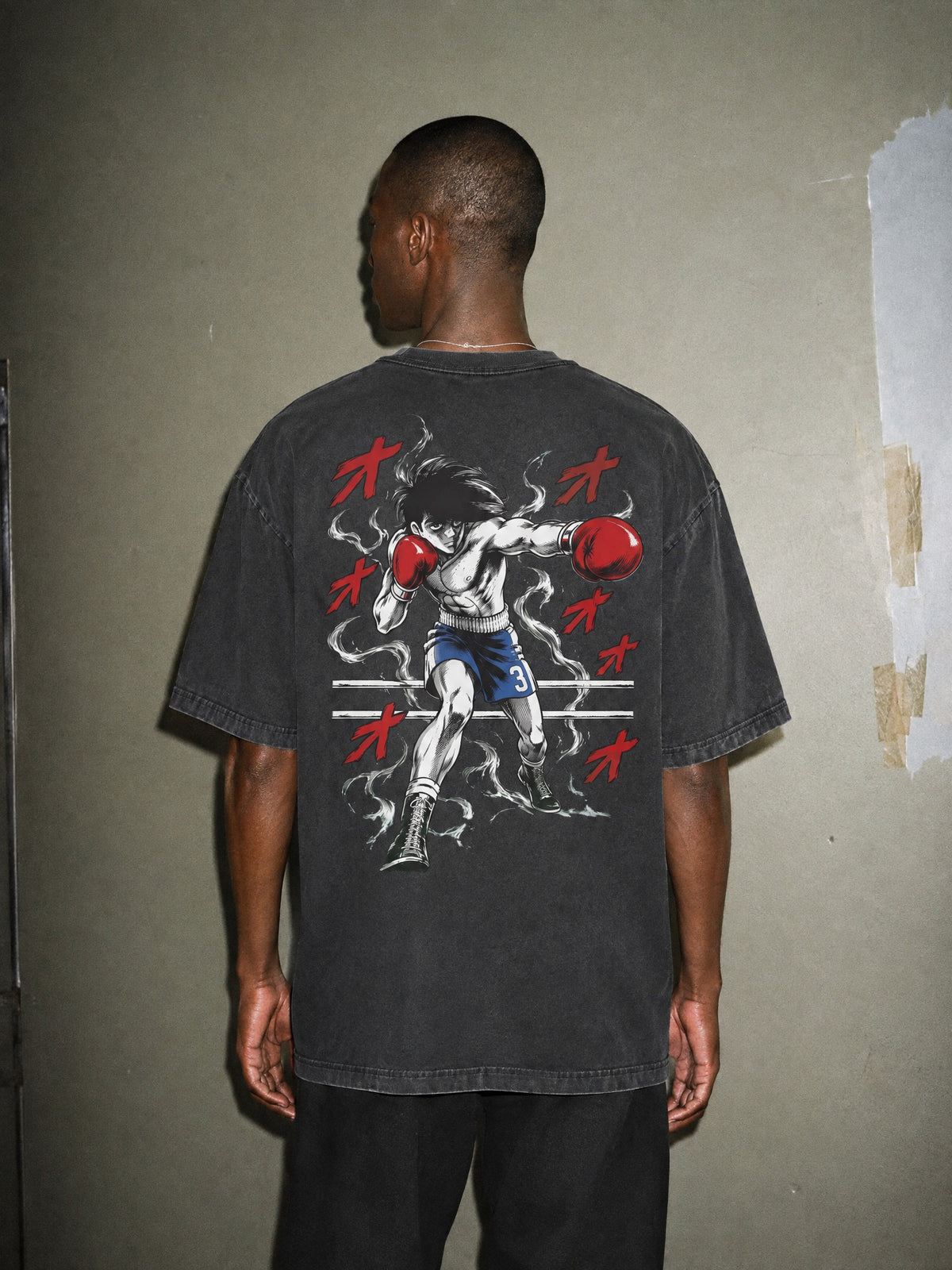 IPPO ✦ Liver Blow Stance Vintage Tee by Torazen, worn on model