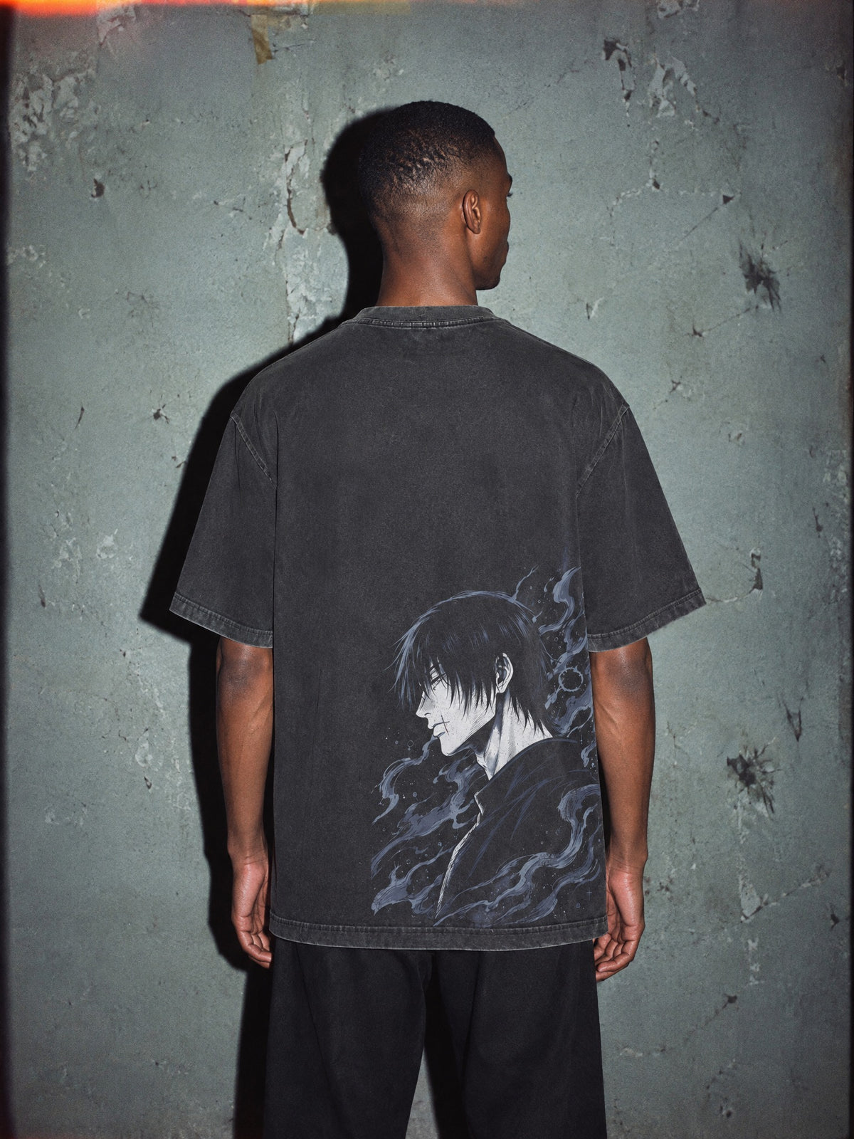 JJK ✦ Heavenly Restriction Vintage Tee by Torazen, worn on model