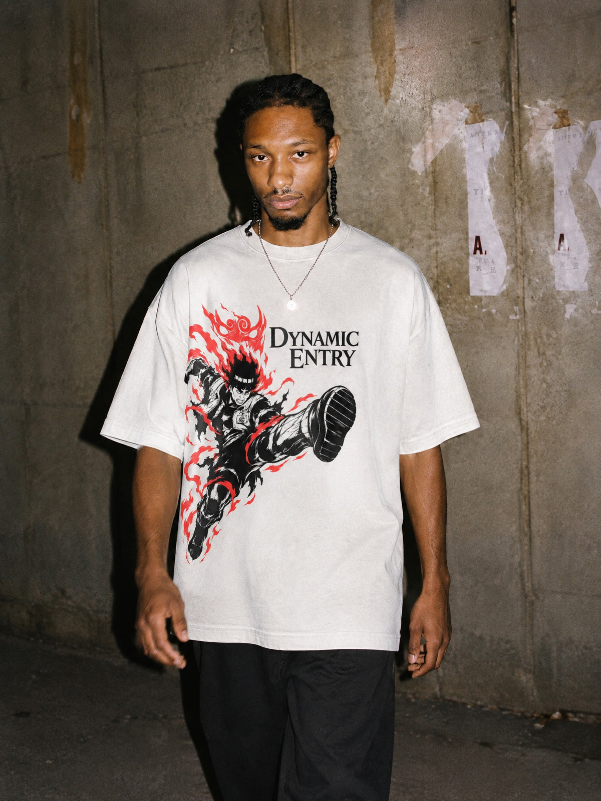 NRTO ✦ Leaf Whirlwind Kick Vintage Tee by Torazen, worn on model