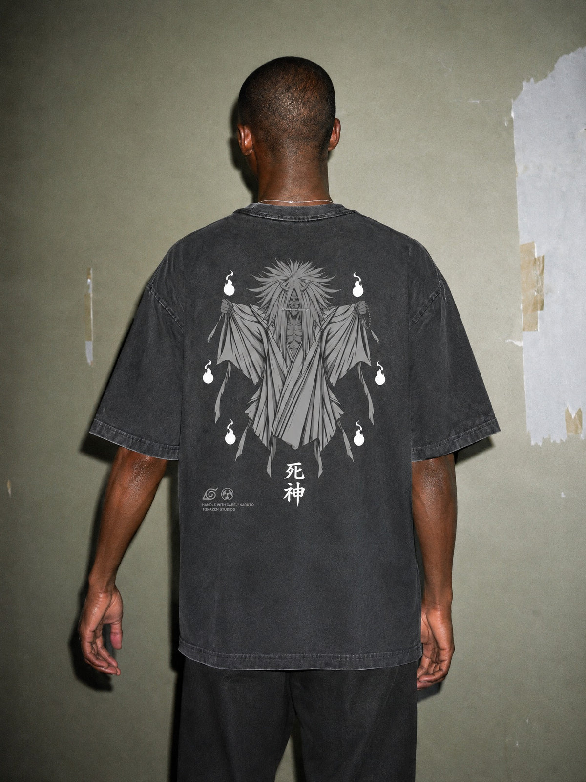 NRTO ✦ Reaper Seal Vintage Tee by Torazen, worn on model