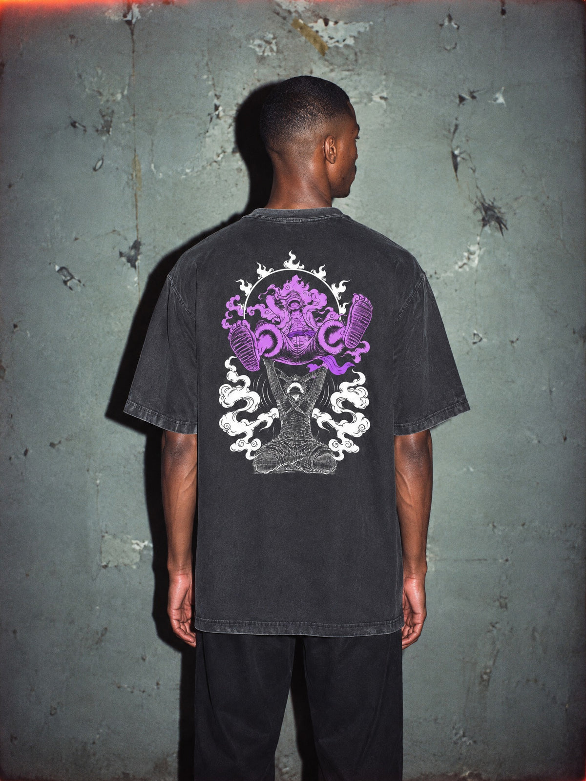 OP ✦ Joyful Drums Vintage Tee by Torazen, worn on model