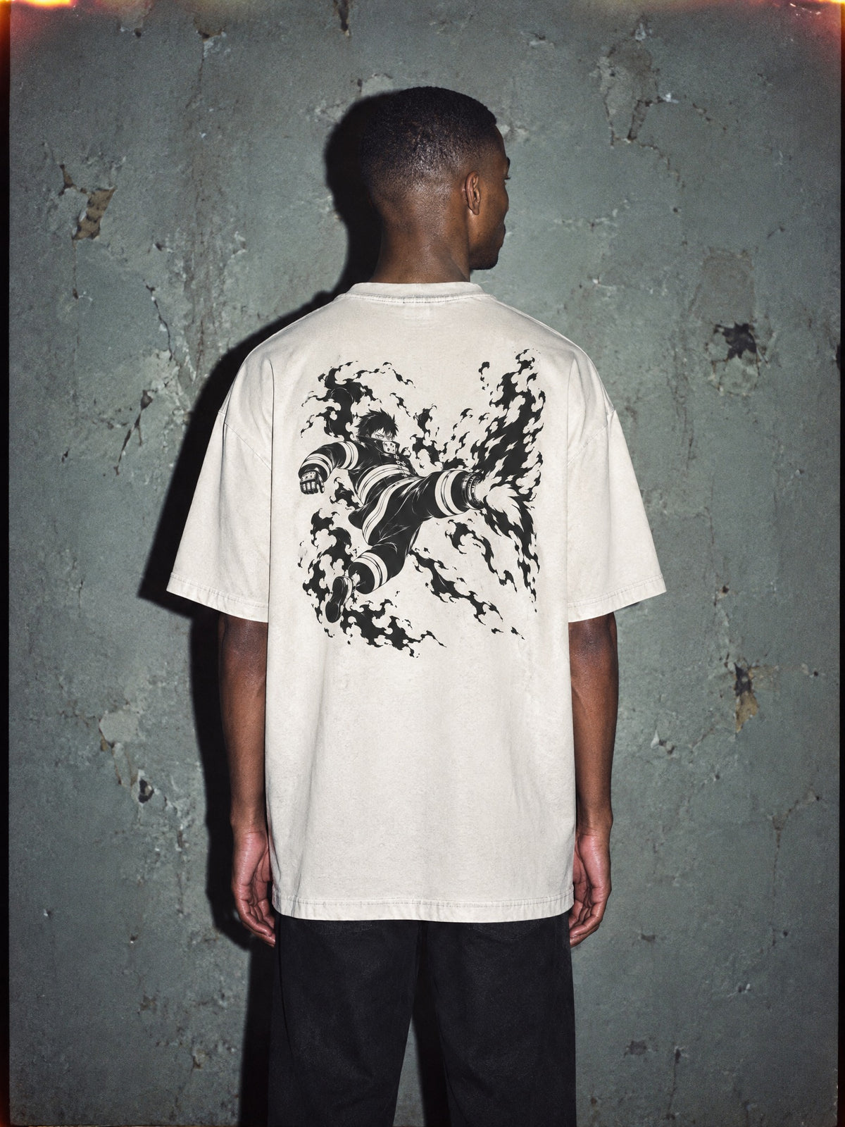 OTH ✦ Devil Footprint Kick Vintage Tee by Torazen, worn on model