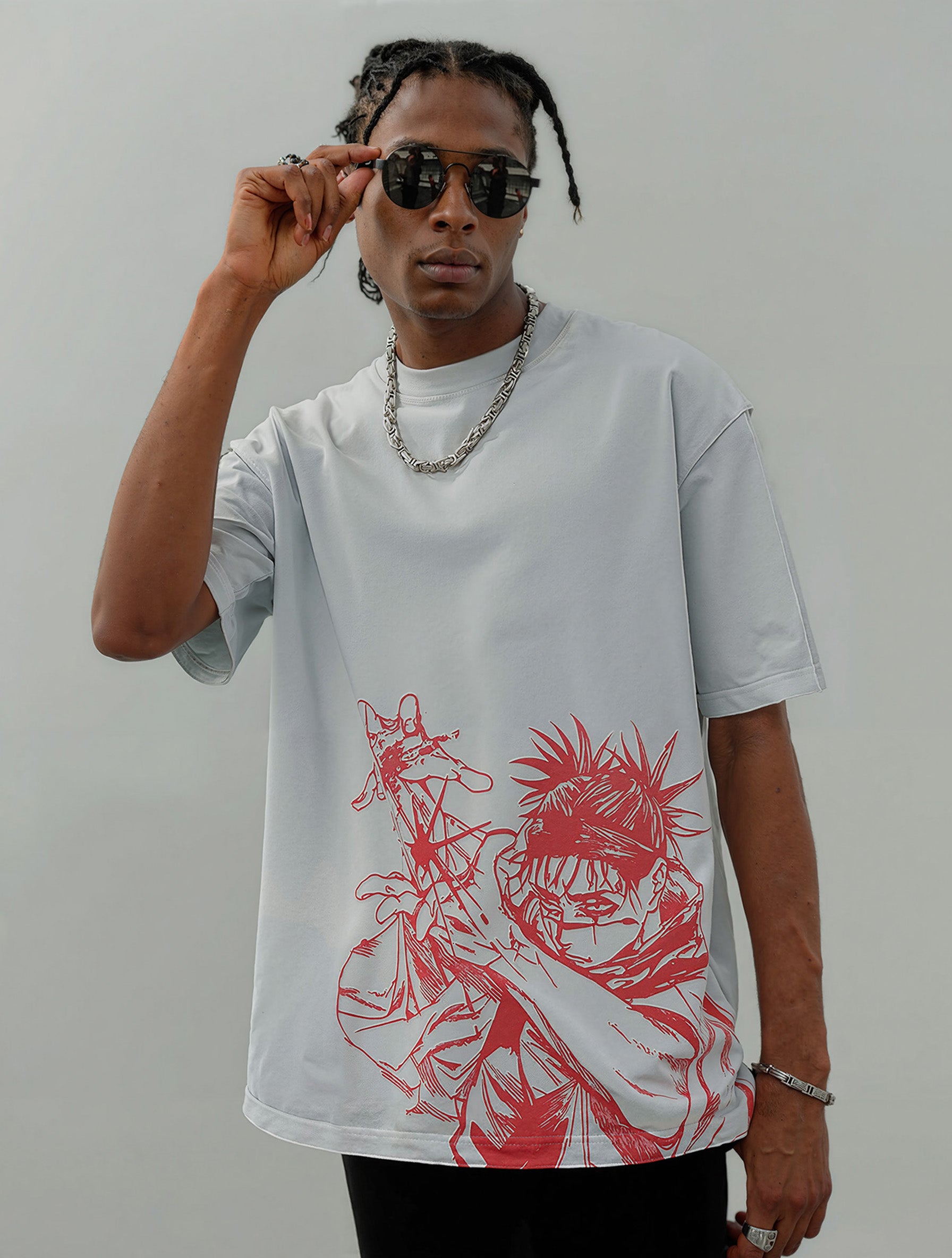 JJK ✦ Piercing Blood 2-Sided Vintage Tee