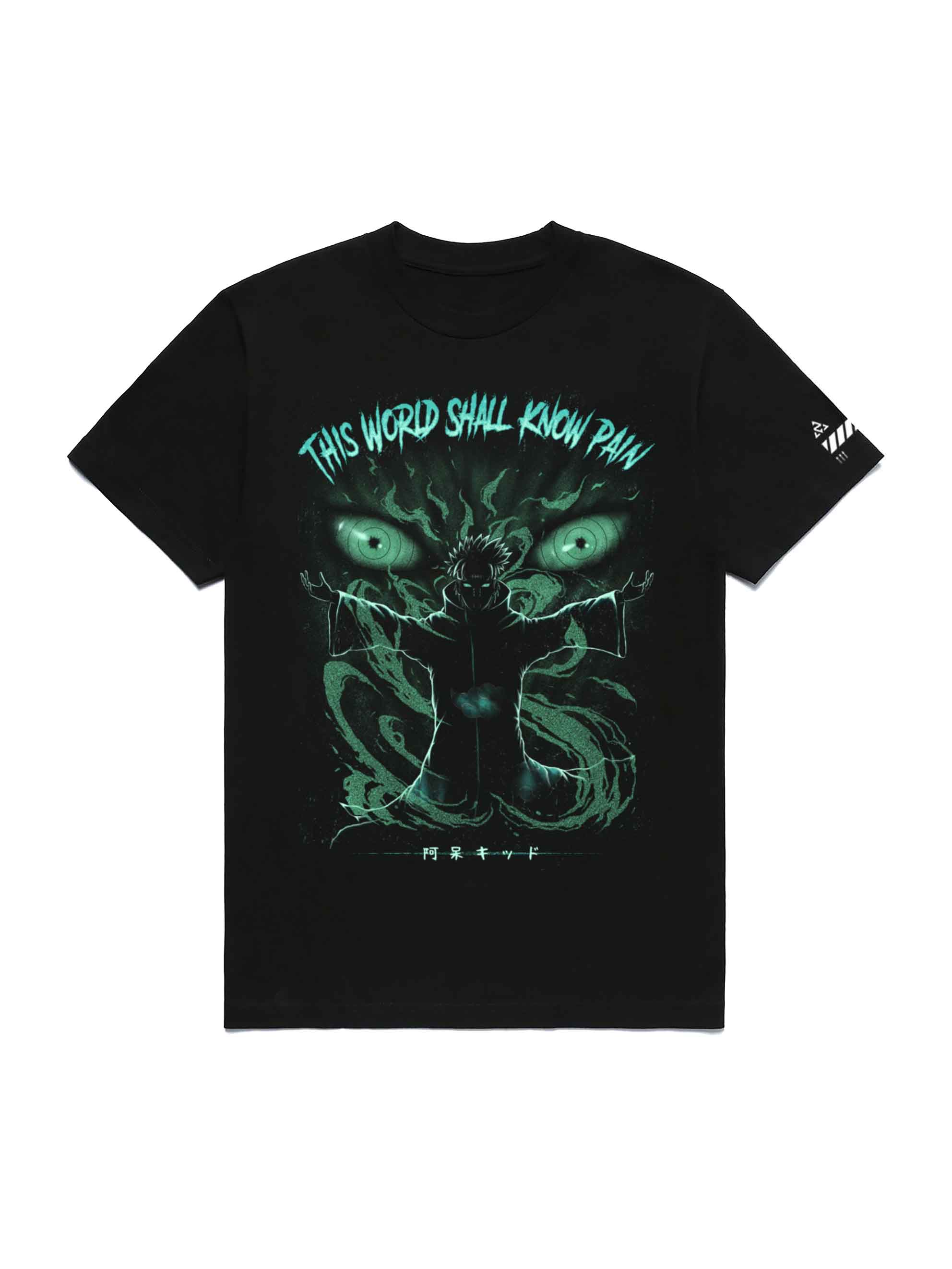 A sweatshirt with anime-inspired design, blending manga shonen style with modern streetwear aesthetic.
