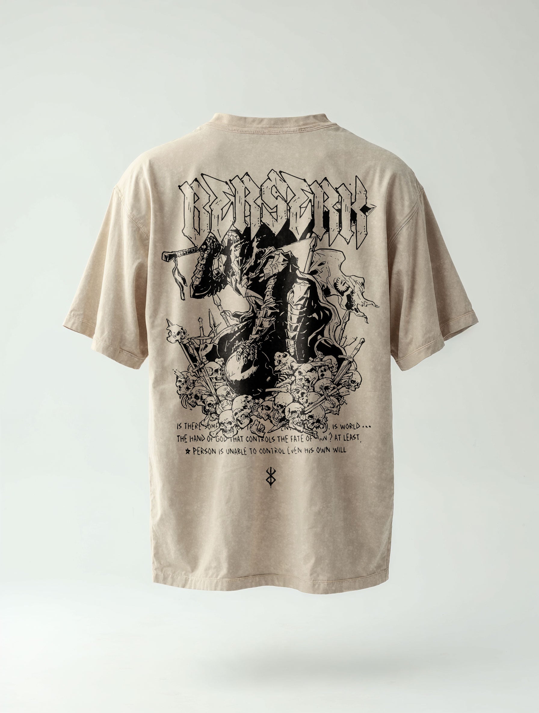 BSRK ✦ Black Swordsman Bloodshed Embroidered Vintage Tee