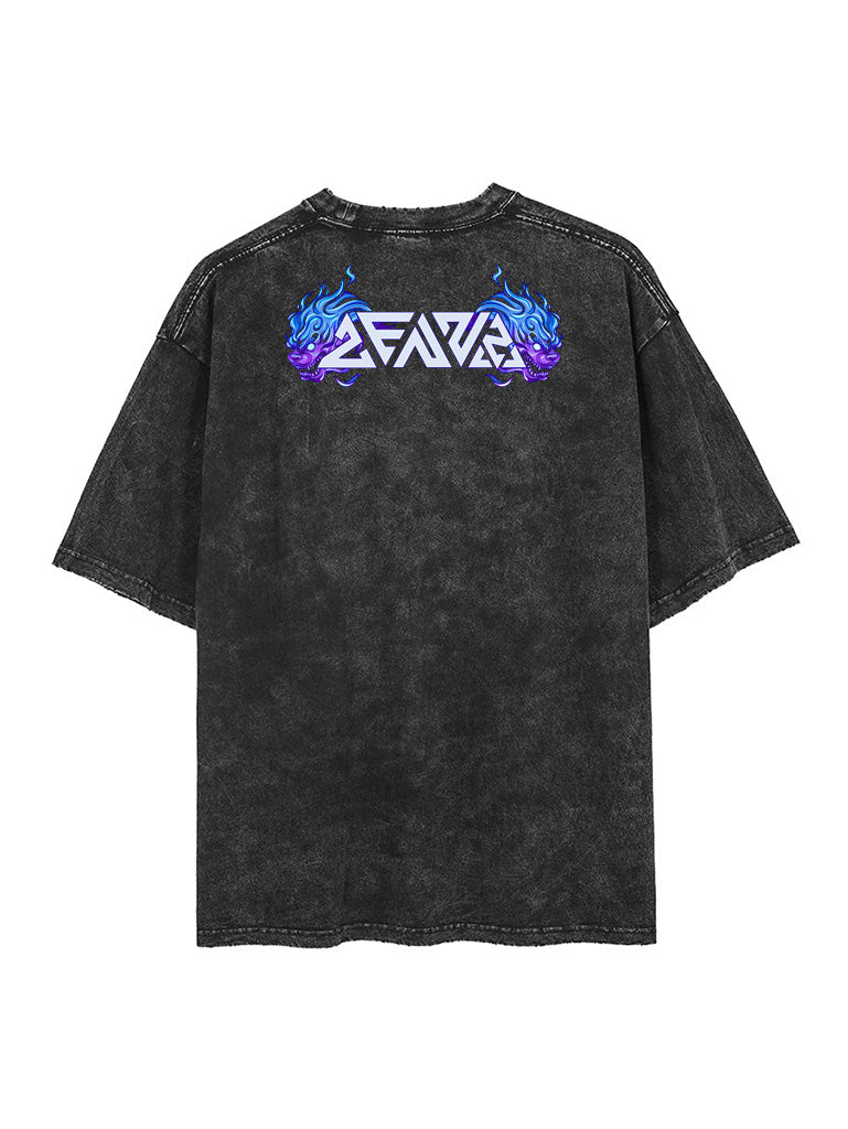A sweatshirt with anime-inspired design, blending manga shonen style with modern streetwear aesthetic.