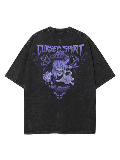 anime-inspired tee with mahito soul 2-sided vintage tee design