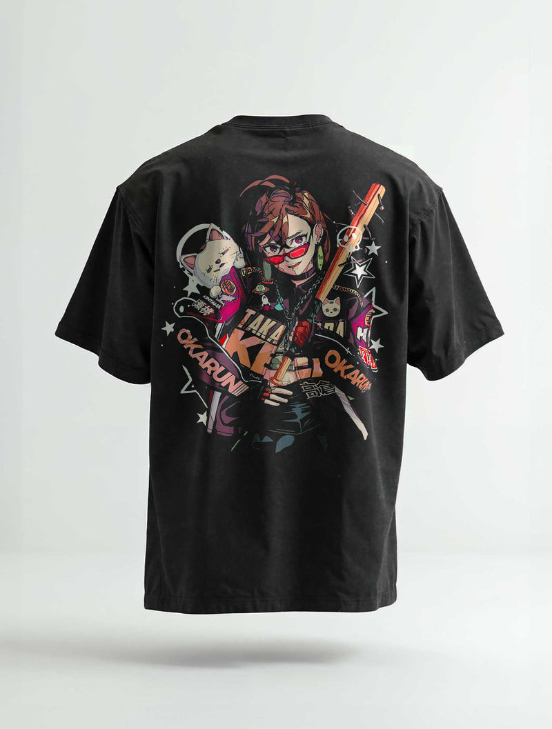 Momo Ayase Vintage Tee - Dan Da Dan-inspired design by Torazen