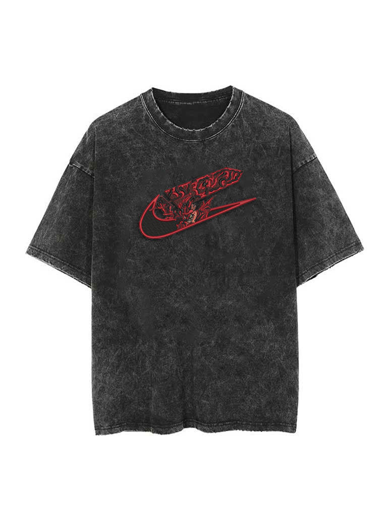A sweatshirt with anime-inspired design, blending manga shonen style with modern streetwear aesthetic.