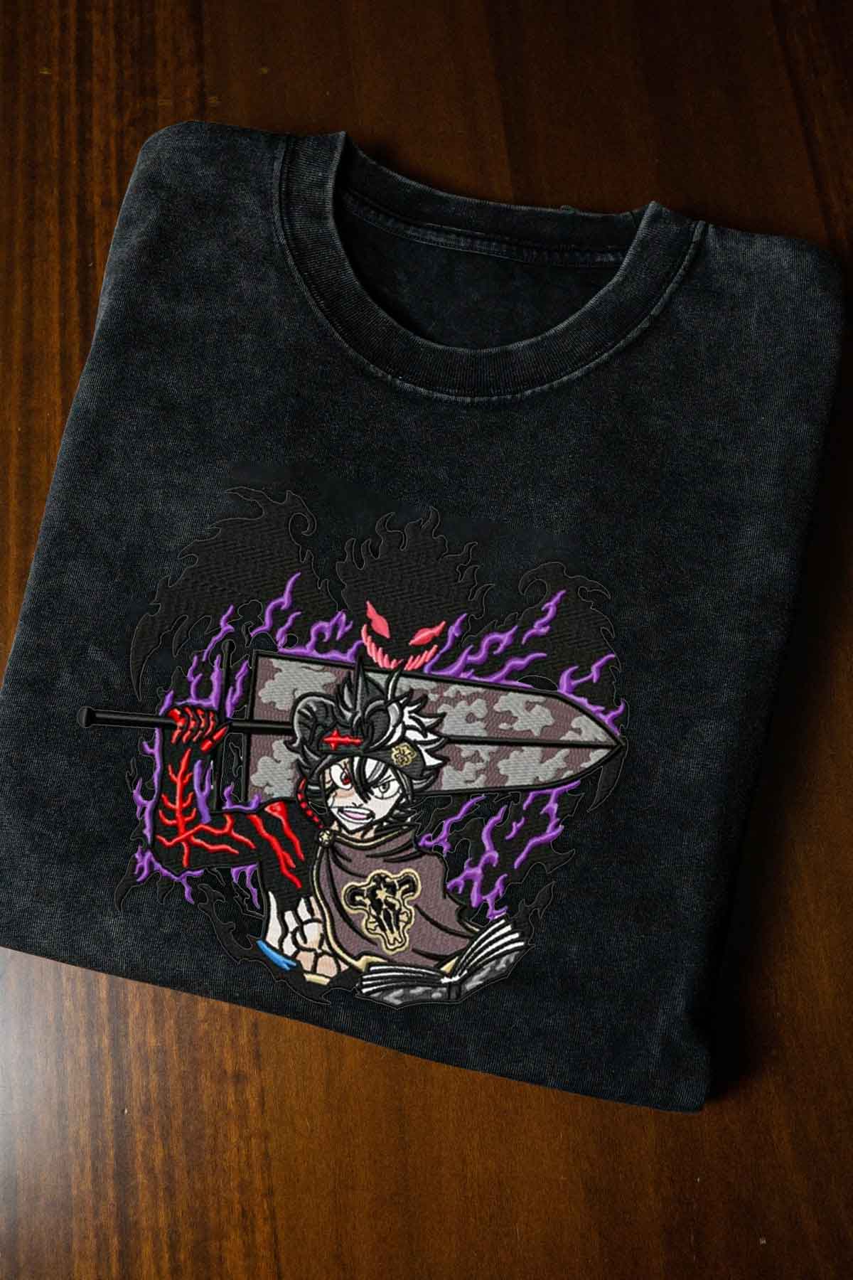 A sweatshirt with anime-inspired design, blending manga shonen style with modern streetwear aesthetic.