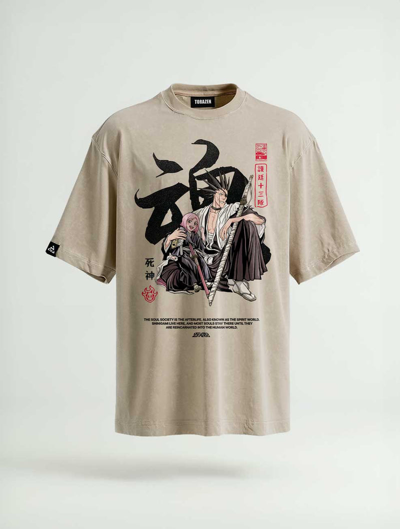 War Chief Vintage Tee - Bleach-inspired design by Torazen