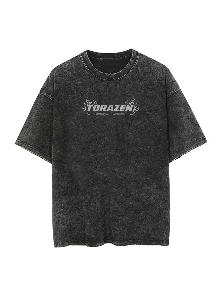 A sweatshirt with anime-inspired design, blending manga shonen style with modern streetwear aesthetic.