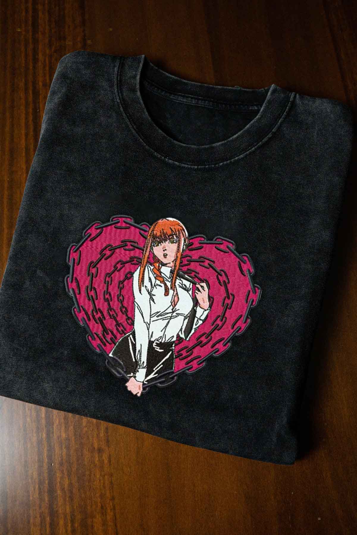 A sweatshirt with anime-inspired design, blending manga shonen style with modern streetwear aesthetic.