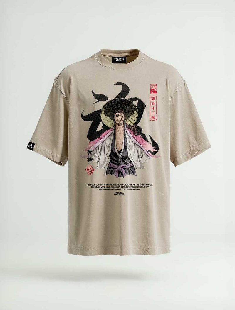 Calm Captain Vintage Tee - Bleach-inspired design by Torazen