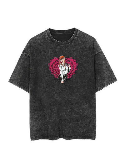 anime-inspired tee with control devil embroidery tee design