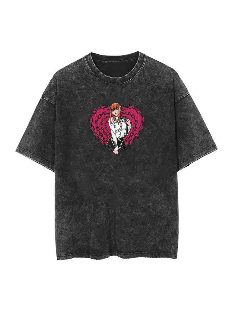 Control Devil Embroidery Tee - Chainsaw Man-inspired design by Torazen