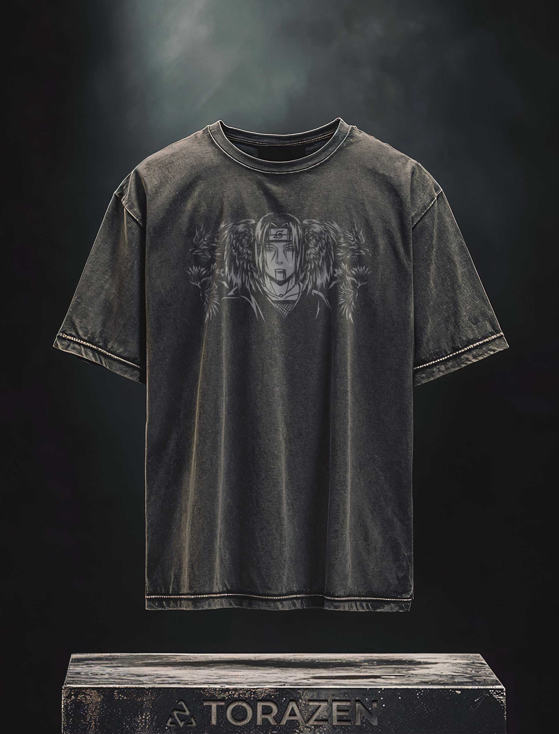 A sweatshirt with anime-inspired design, blending manga shonen style with modern streetwear aesthetic.