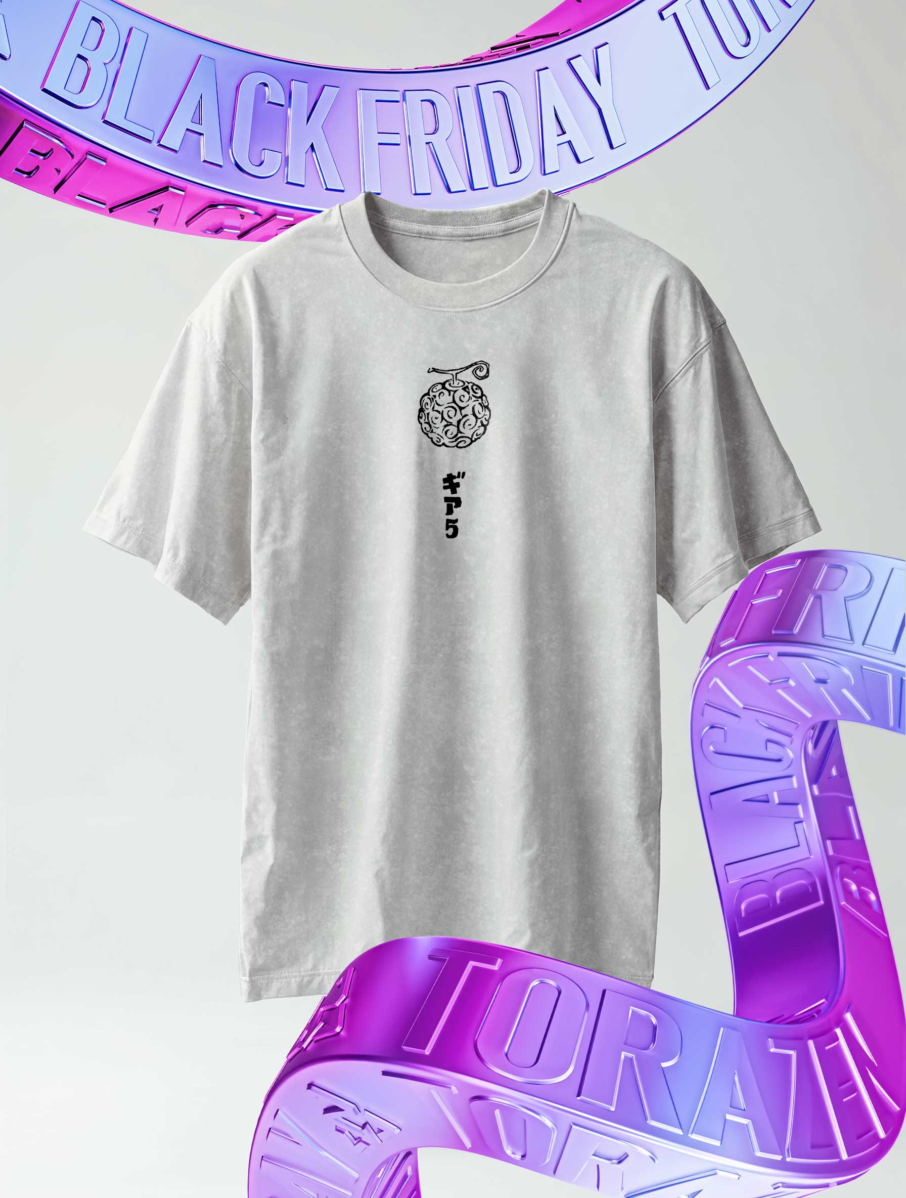 A sweatshirt with anime-inspired design, blending manga shonen style with modern streetwear aesthetic.