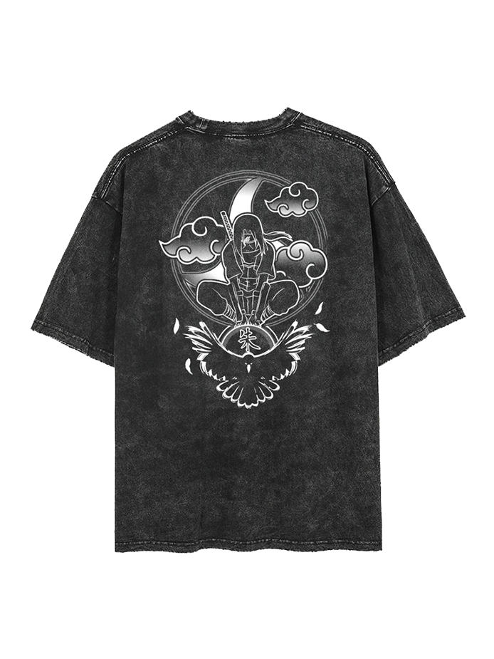 A sweatshirt with anime-inspired design, blending manga shonen style with modern streetwear aesthetic.