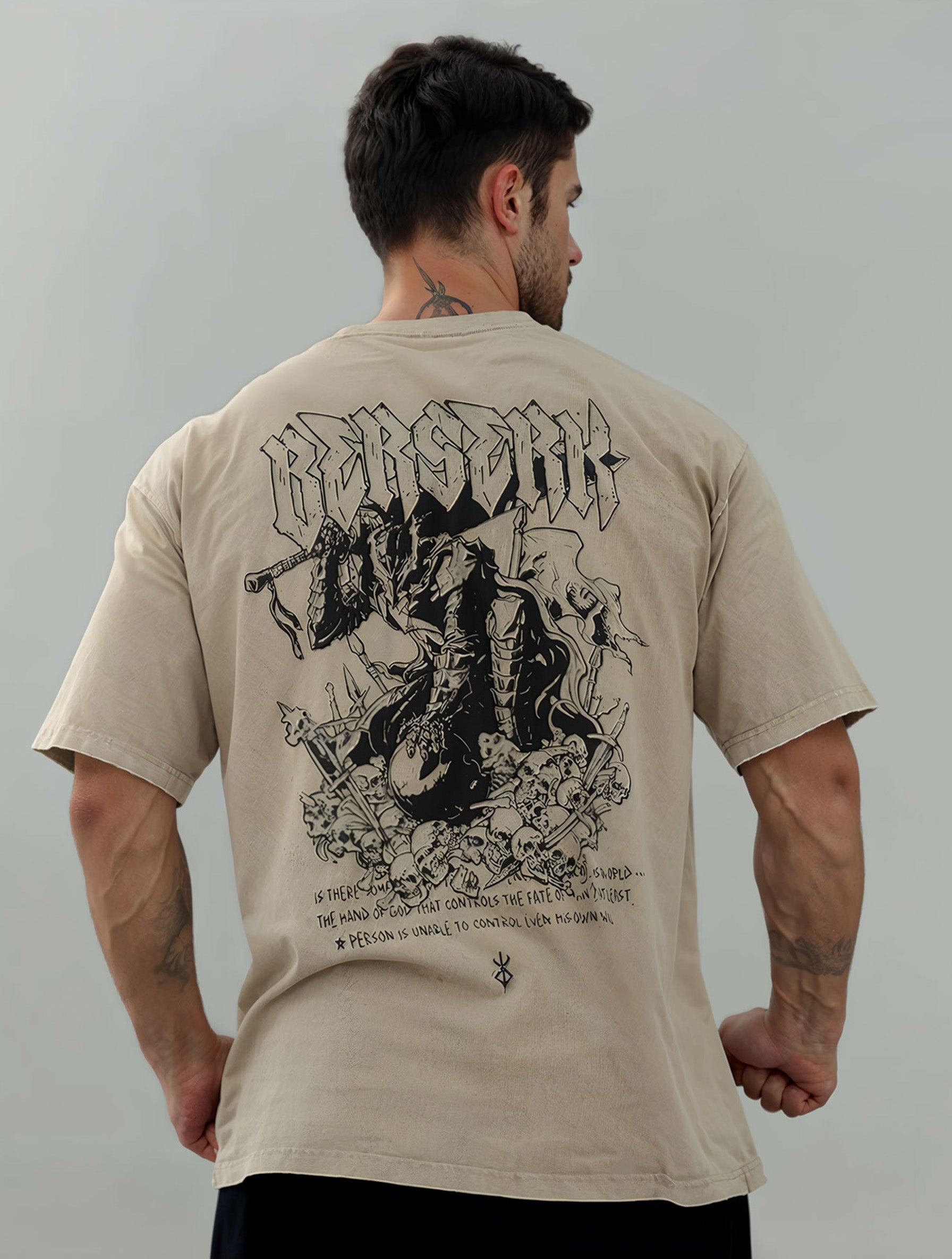 BSRK ✦ Black Swordsman Bloodshed Embroidered Vintage Tee
