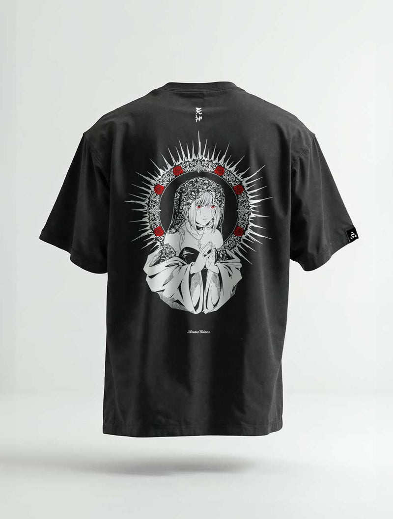 Rose Gaze Vintage Tee - Death Note-inspired design by Torazen