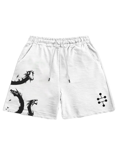 anime-inspired shorts with shadow summoner shadows shorts design