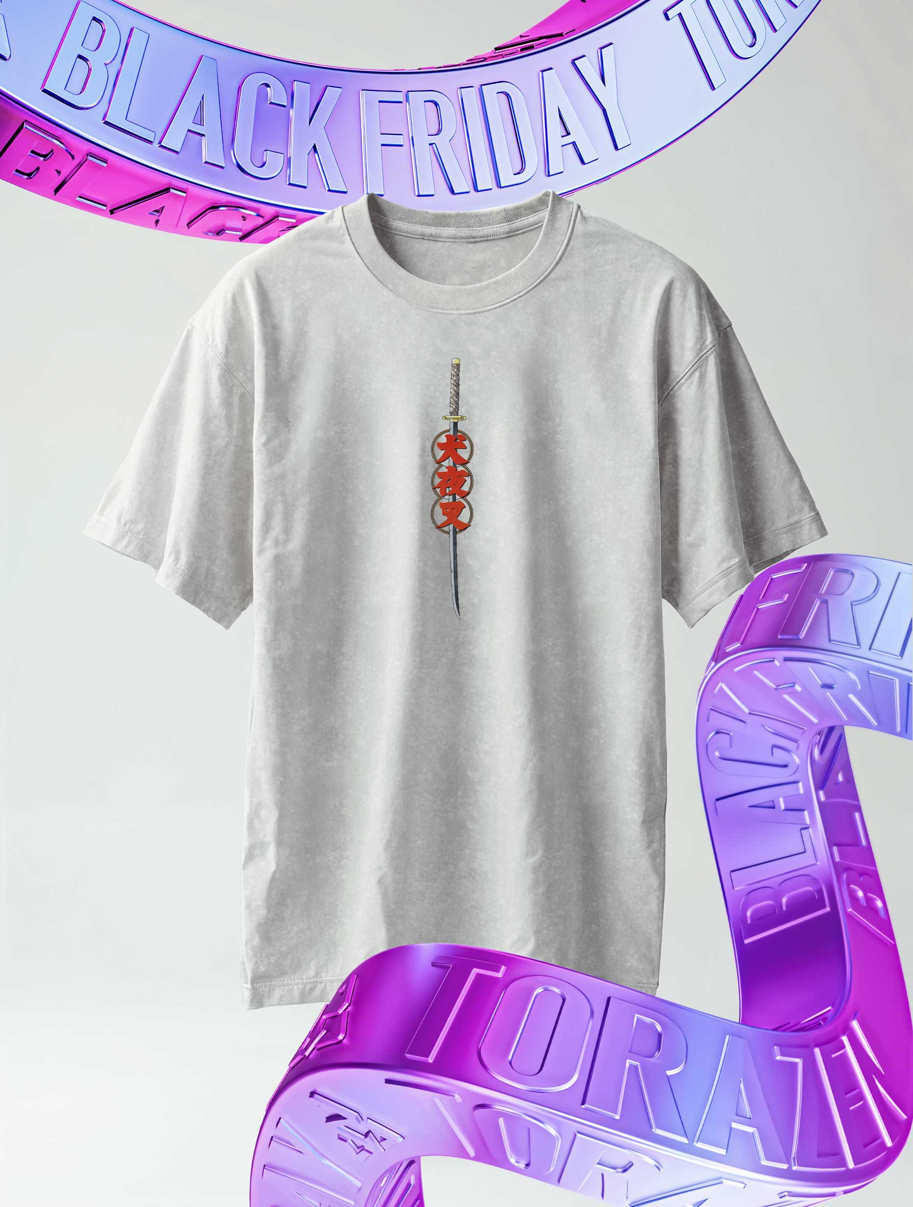 A sweatshirt with anime-inspired design, blending manga shonen style with modern streetwear aesthetic.