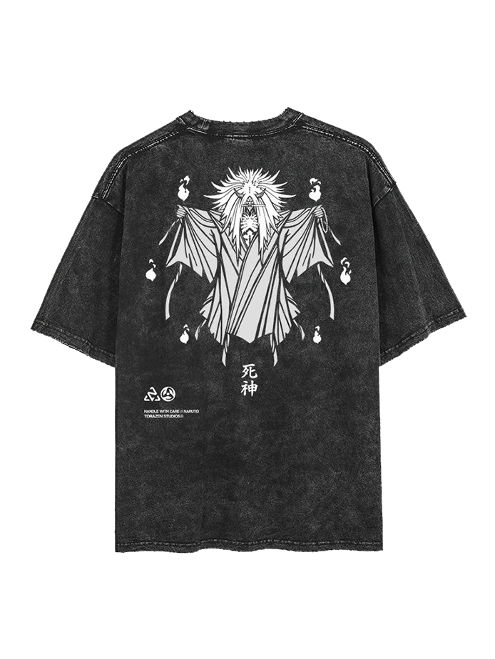 A sweatshirt with anime-inspired design, blending manga shonen style with modern streetwear aesthetic.