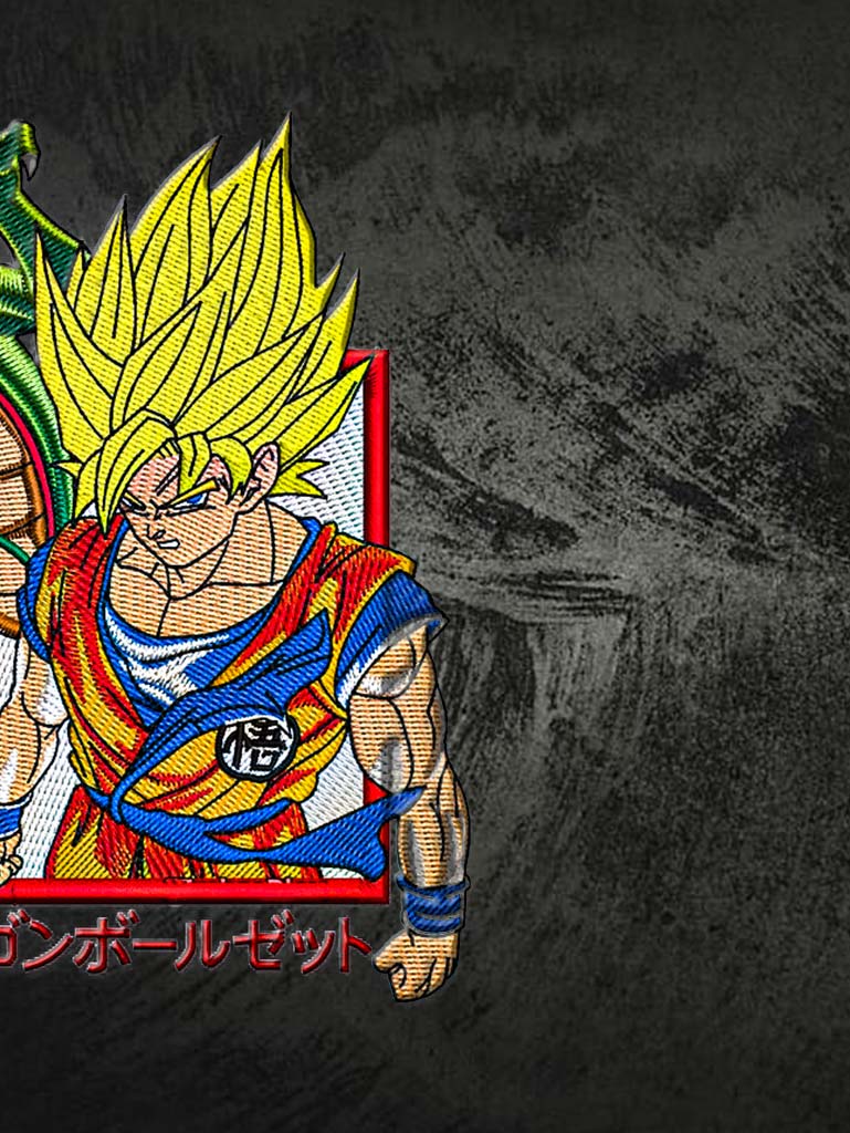 A sweatshirt with anime-inspired design, blending manga shonen style with modern streetwear aesthetic.