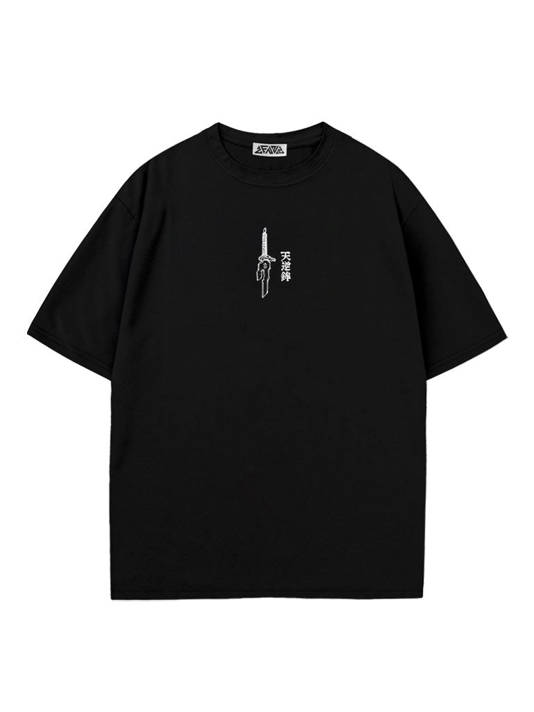 A sweatshirt with anime-inspired design, blending manga shonen style with modern streetwear aesthetic.