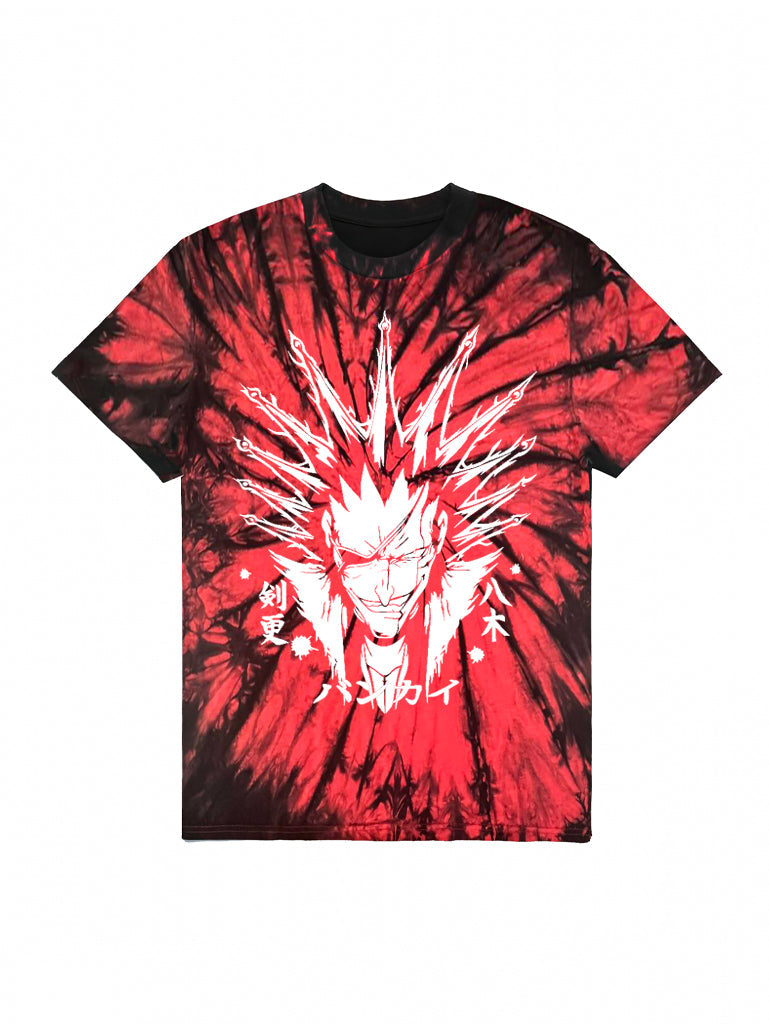 A t-shirt with anime-inspired design, blending manga shonen style with modern streetwear aesthetic.