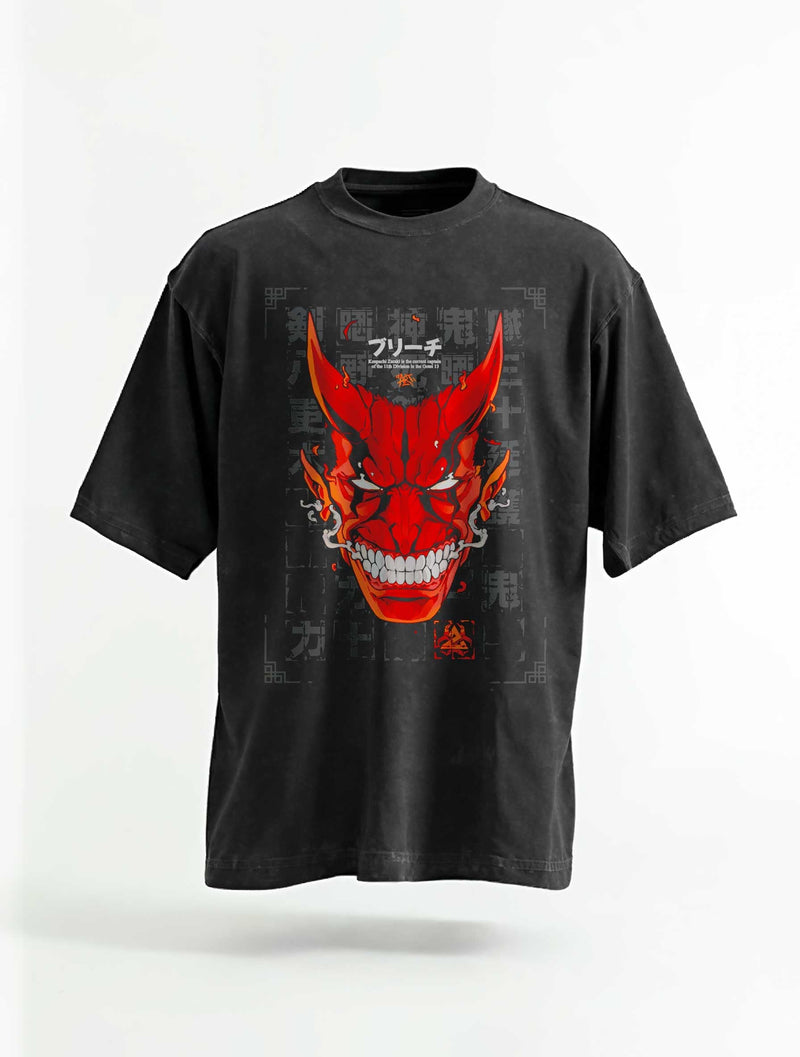 Zaraki Battle Born Vintage Tee - Bleach-inspired design by Torazen