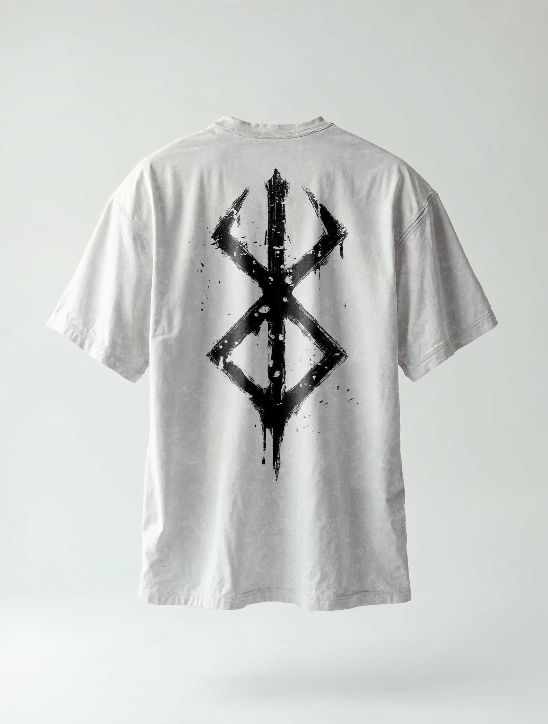 A t-shirt with anime-inspired design, blending manga shonen style with modern streetwear aesthetic.
