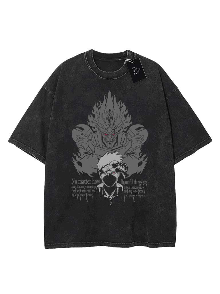 A sweatshirt with anime-inspired design, blending manga shonen style with modern streetwear aesthetic.