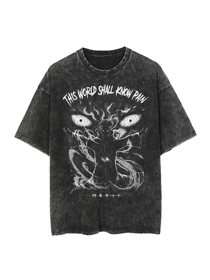 A sweatshirt with anime-inspired design, blending manga shonen style with modern streetwear aesthetic.