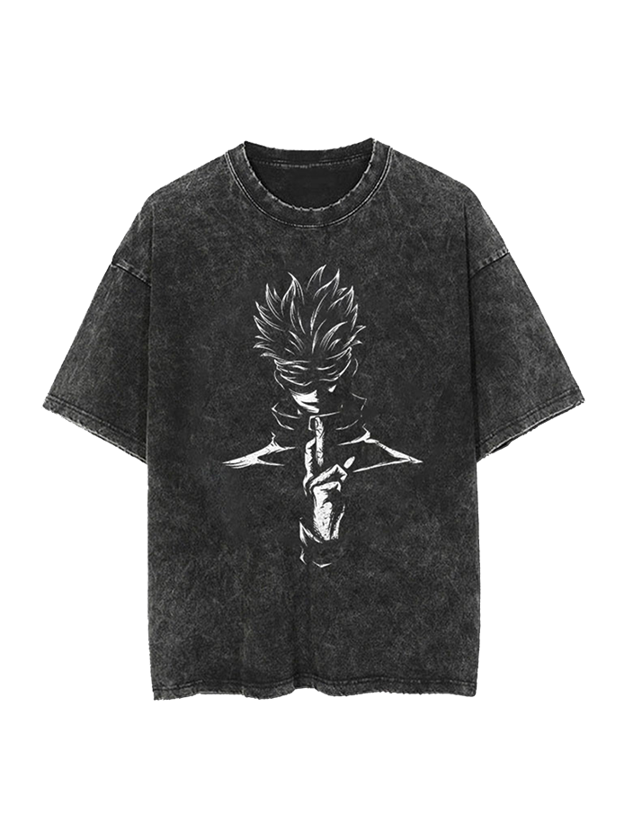 A sweatshirt with anime-inspired design, blending manga shonen style with modern streetwear aesthetic.