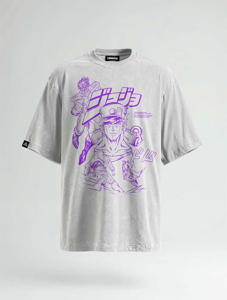 Star Fist Vintage Tee - JoJos Bizarre Adventure-inspired design by Torazen