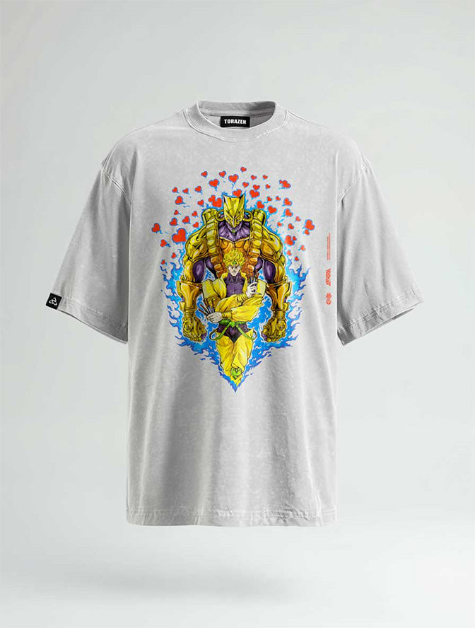 Night Tyrant Vintage Tee - JoJos Bizarre Adventure-inspired design by Torazen